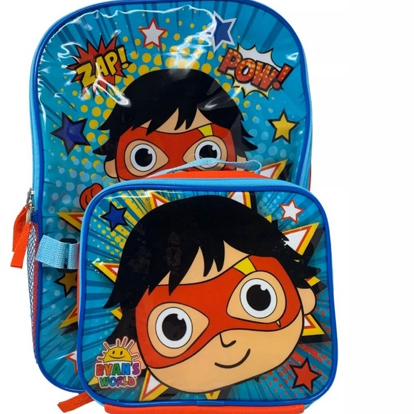 kids backpack and lunch box